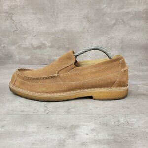 LL Bean Shoes Mens Size 10.5 Moc Toe Slip On Crepe Sole Casual Comfort Tan